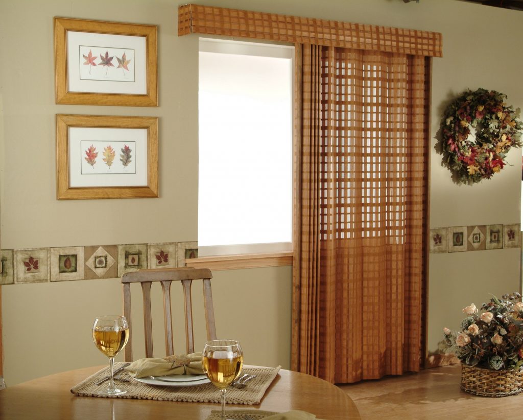 Modern motorized vertical blinds in a Southern California home